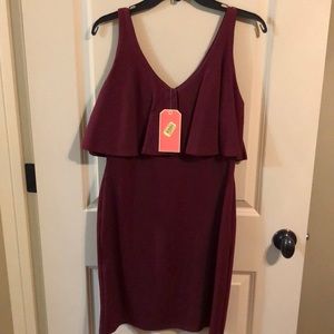 Maroon Gianni Bini dress